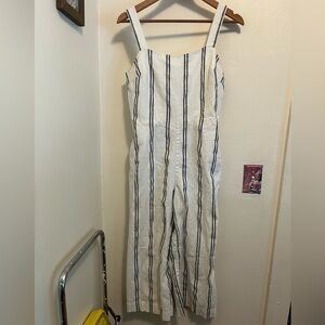 Gap striped jumpsuit